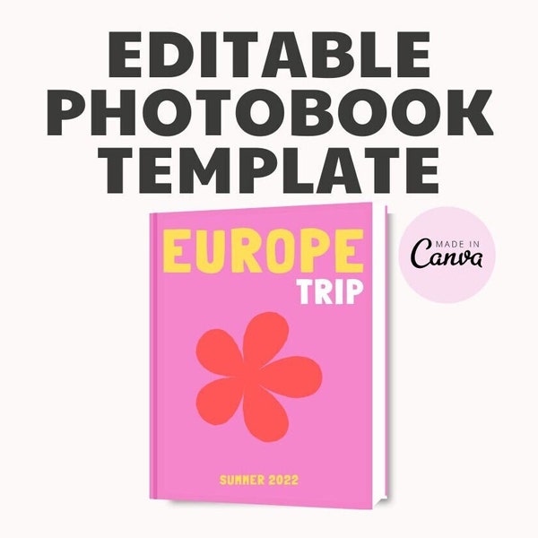 Assouline-Inspired Travel Print Photo Book Template - Create a Stunning Coffee Table Book with Ease using Canva