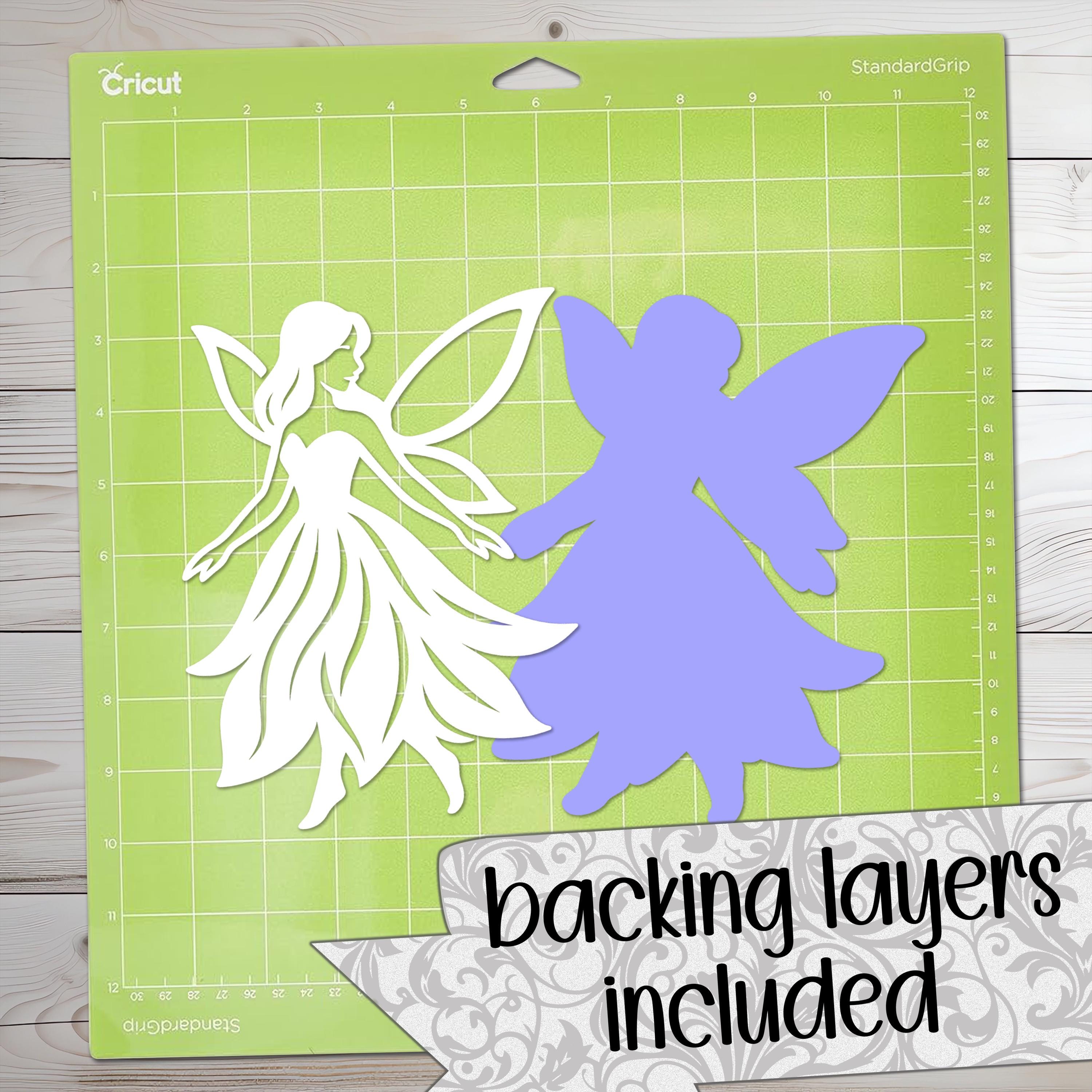 Fine Flower Fairy SVG Cut Files (svg Dxf Png Eps Jpeg) Silhouette ...