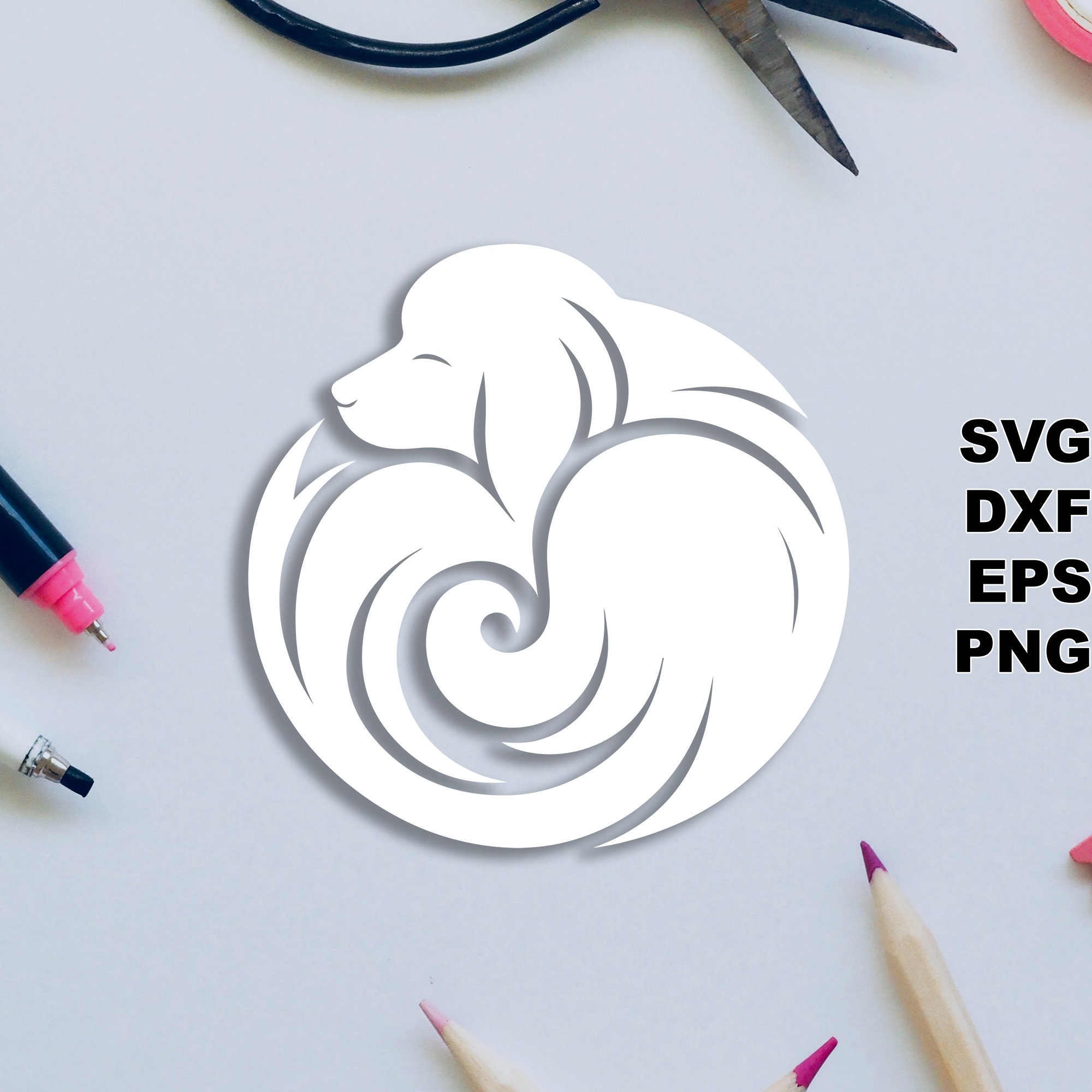 Cockapoo SVG Cut Files svg Dxf Png Eps Silhouette & Cricut, Digital ...