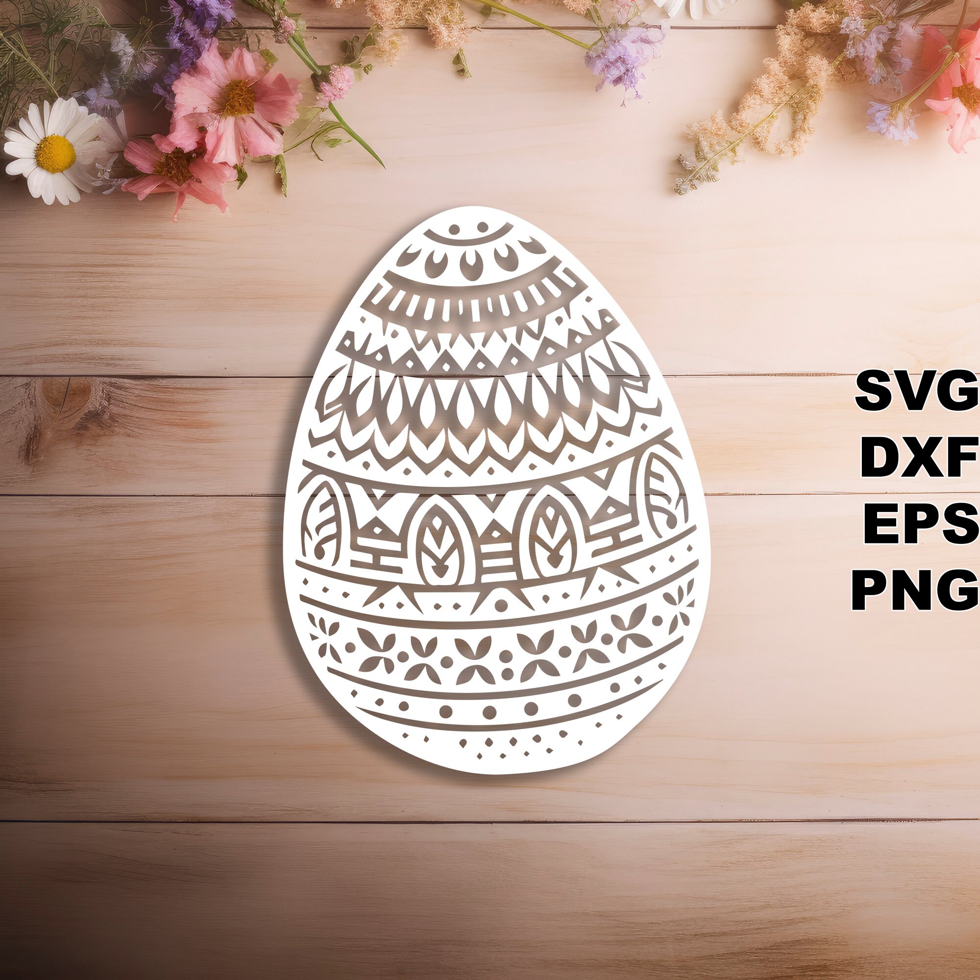 Easter SVG Cut Files svg Dxf Png Eps Silhouette & Cricut, Digital ...