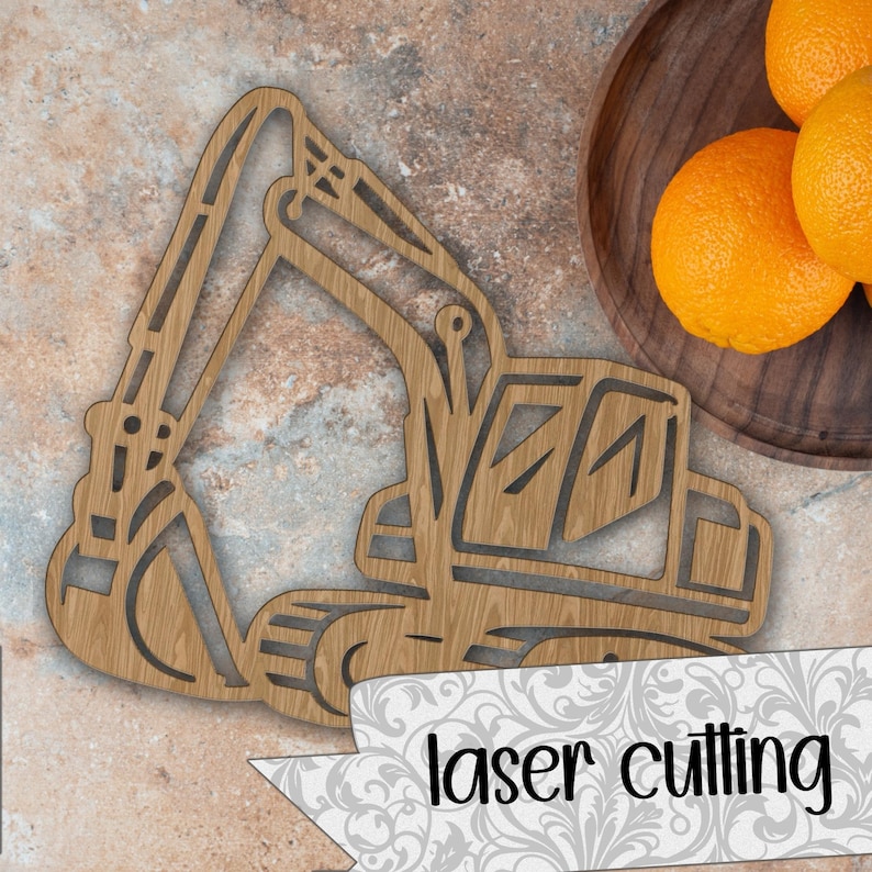 Fine Excavators SVG Cut Files (svg Dxf Png Eps Jpeg) Silhouette ...