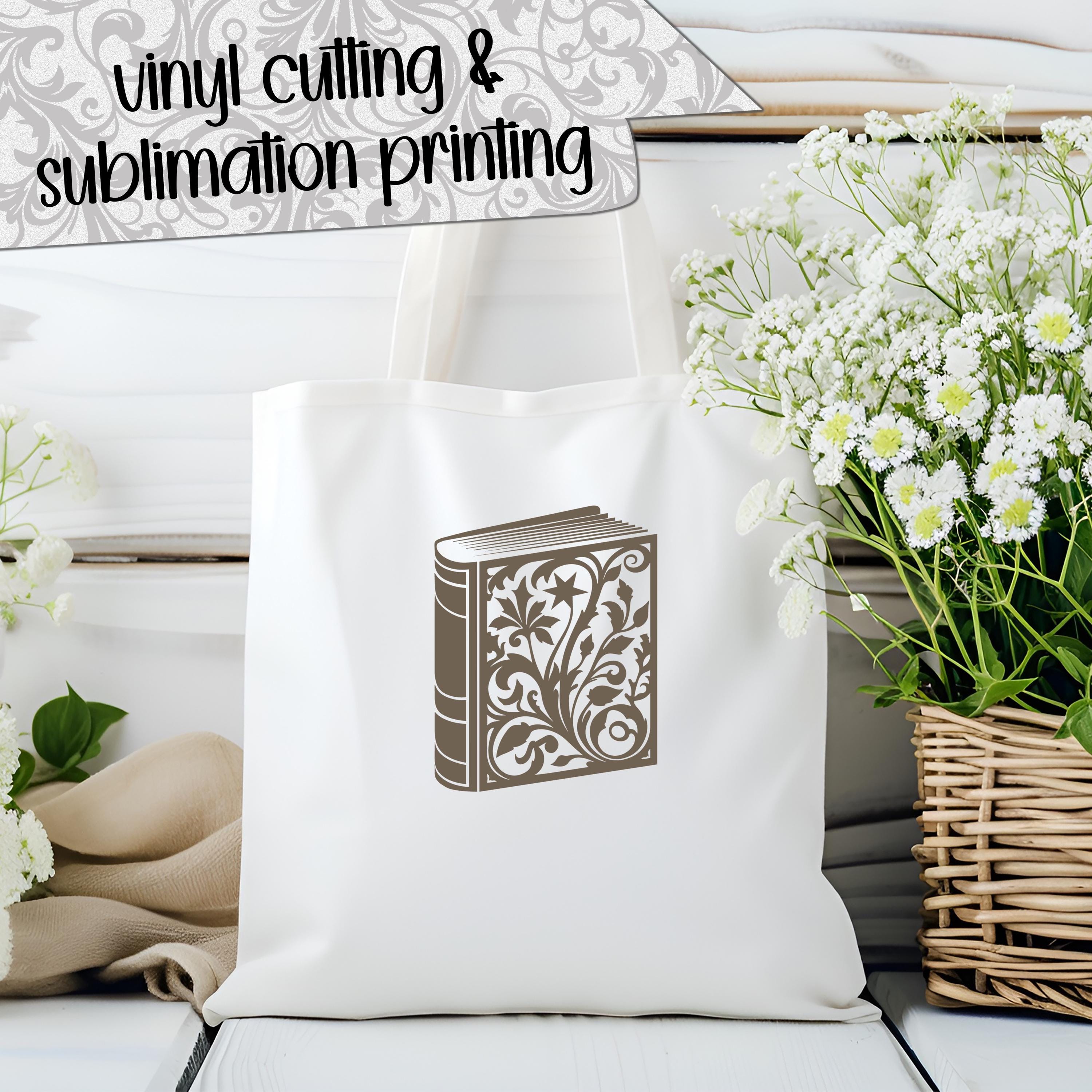 Books SVG Cut Files (svg Dxf Png Eps Jpeg) Silhouette & Cricut, Digital ...