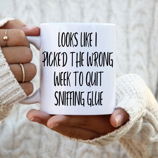 Sniffing Glue Mug - Etsy