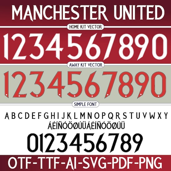 ウェア Manchester United 24/25 Away Club Font Manchester United