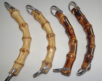 Bamboo and shackles bag handles