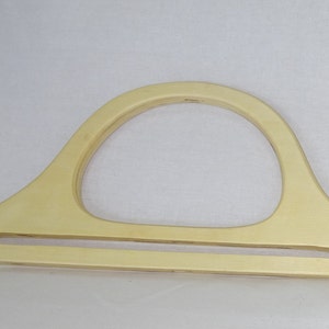 Hanger Shaped Wooden Bag Handle