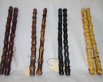 Bamboo rod bag handles (pair)