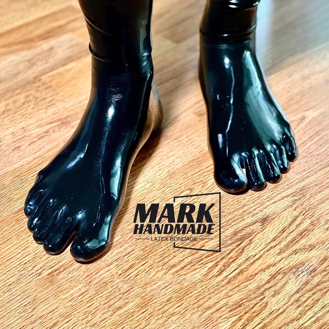 Latex Socks,latex Toed Socks,latex Short Socks,0.4mm Etsy