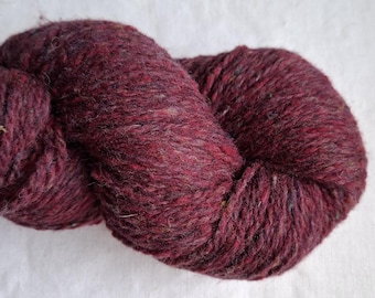 Wool yarn for knitting, High quality red wine wool yarn, Natural lanolin yarn
