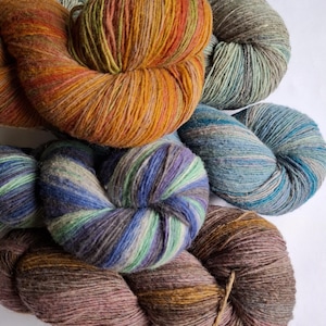 Wool yarn for knitting. High quality multicolor  wool yarn  . Natural lanolin wool yarn.