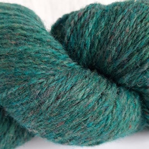 Filato di lana per maglieria, Filato multicolore verde-blu di alta qualità, Filato di lanolina naturale