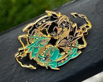 Framed Complete 14 Hoenn Battle Frontier Brains Pokemon Gym Symbol