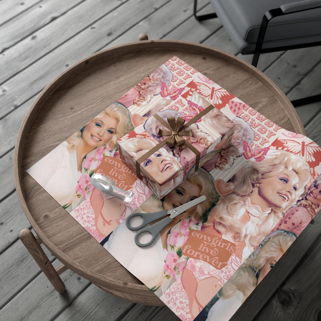 Dolly Parton Cowgirls Live Forever Gift Wrap Papers - Etsy