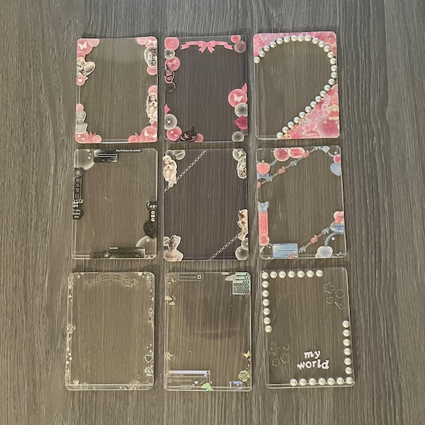 Photocard Toploader Deco