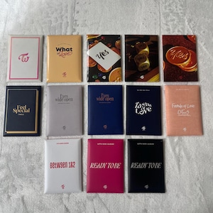 Official TWICE Pre-Order Photocard Sets