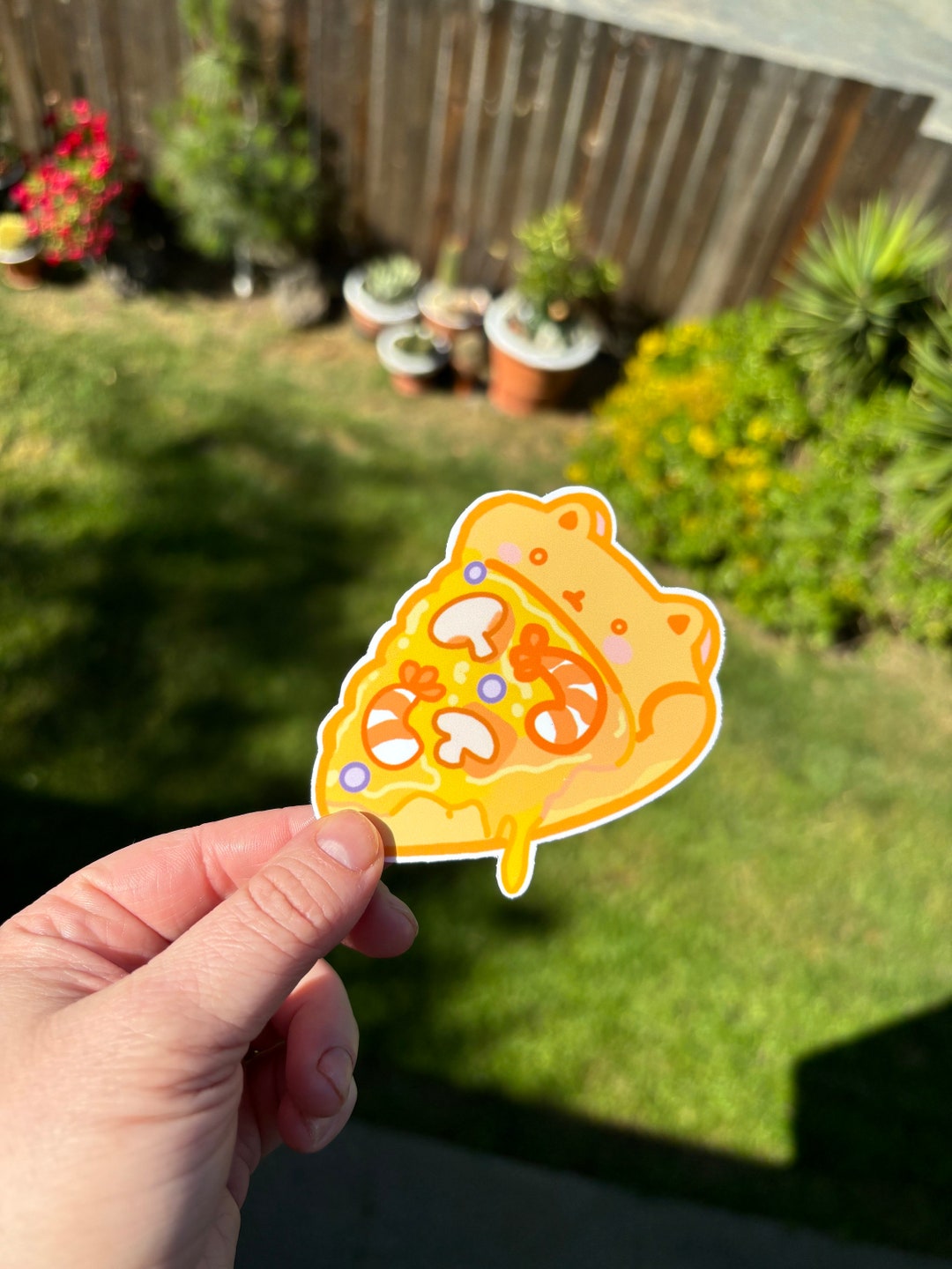 Anime Pizza Cat Sticker, Cute Kawaii Anime Sticker, Cute Pizza Cat ...