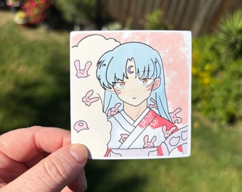 anime dog boy sticker, cute kawaii anime sticker, cute dog boy anime sticker