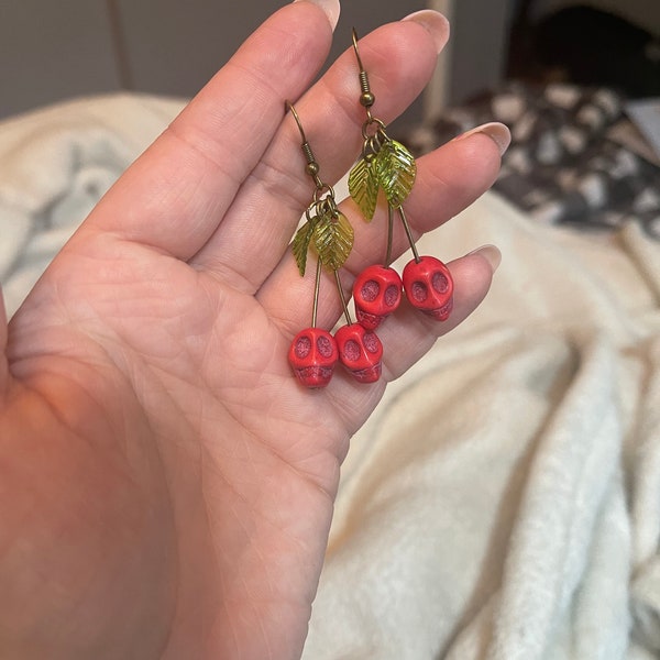 Cherry Earrings Etsy
