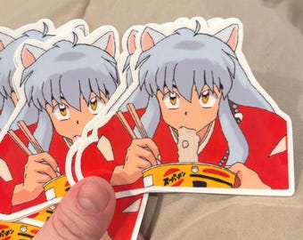 anime dog boy sticker, cute kawaii anime sticker, cute dog boy anime sticker