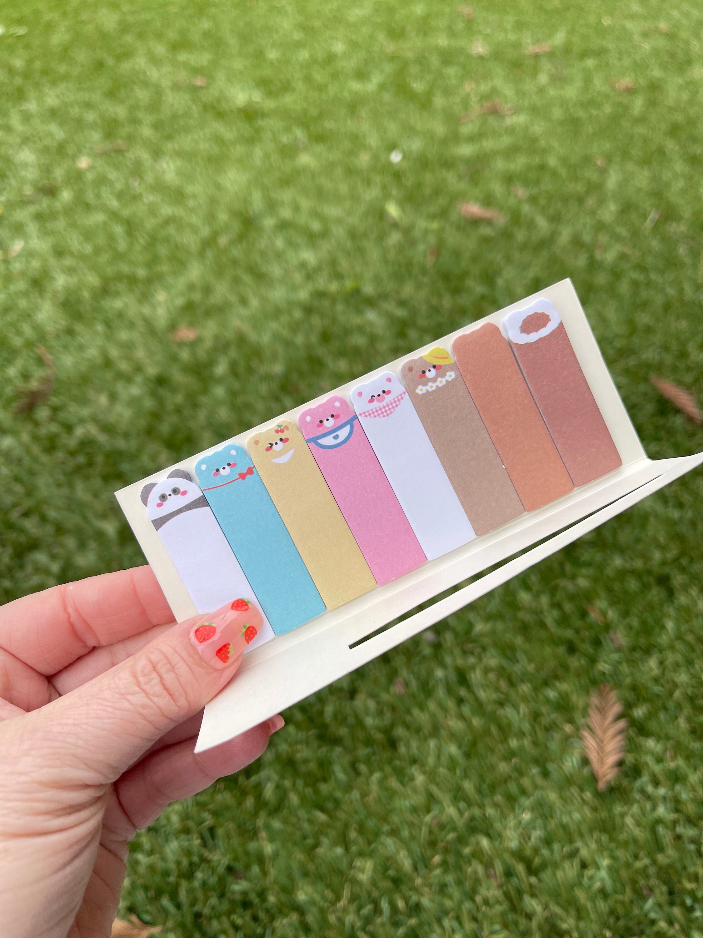 Kawaii Sticky Notes Kawaii Index Pages Kawaii Sticky Book Etsy