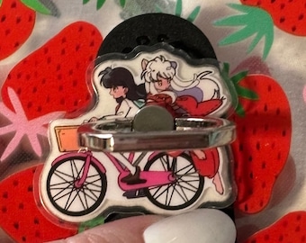 anime couple phone holder , cute kawaii anime phone holder, cute couple anime phone holder
