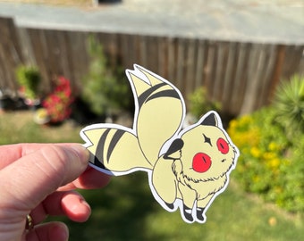 anime cat sticker, cute kawaii anime sticker, cute cat anime sticker