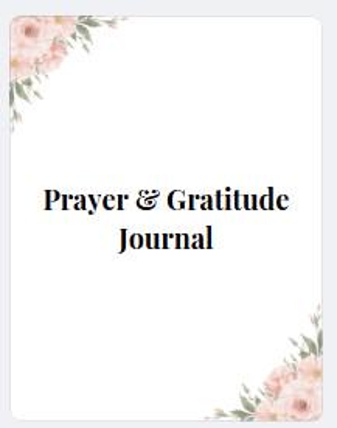 Printable Gratitude Journal – Daily Reflection & Prayer Guide PDF - Etsy