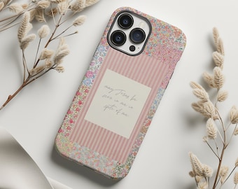 Christian Phone Case Jesus Bible Verse Coquette Collage Case, Christian Phone Case, Scripture Gift, Religious iPhone Tough Case, S24 Case