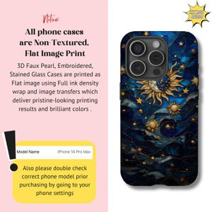 Målat glas galax sol måne telefonskal himmelsk konst iPhone stjärnklar natt iPhone 16 15 14 13 12 Pro Max tufft skal Pixel 9 8 7 S25 S24 S23 bild 5