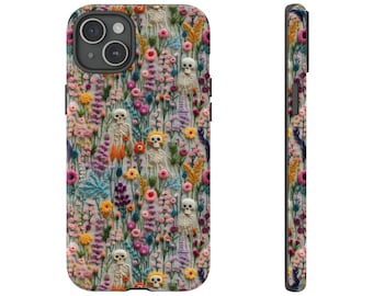 Pastell Goth Skräck Mobilskal Magsafe Spöklik Vår Estetiskt iPhone 11 12 13 Mini 14 15 Pro Max Mini Tought Fodral Pixel 6 7 Galaxy 22 23