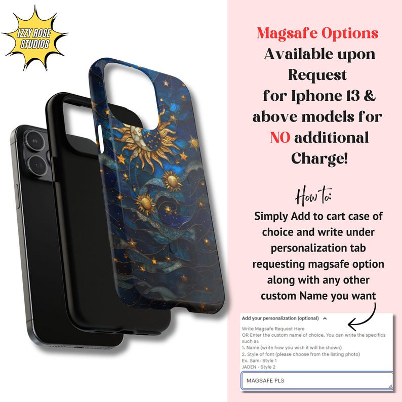 Målat glas galax sol måne telefonskal himmelsk konst iPhone stjärnklar natt iPhone 16 15 14 13 12 Pro Max tufft skal Pixel 9 8 7 S25 S24 S23 bild 6
