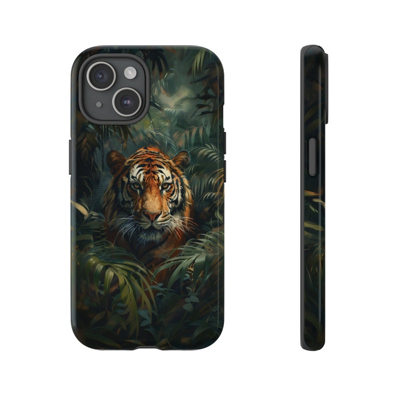 Custom Tiger Phone Case Nature Tiger Lover Gift Aesthetic iPhone 11 12