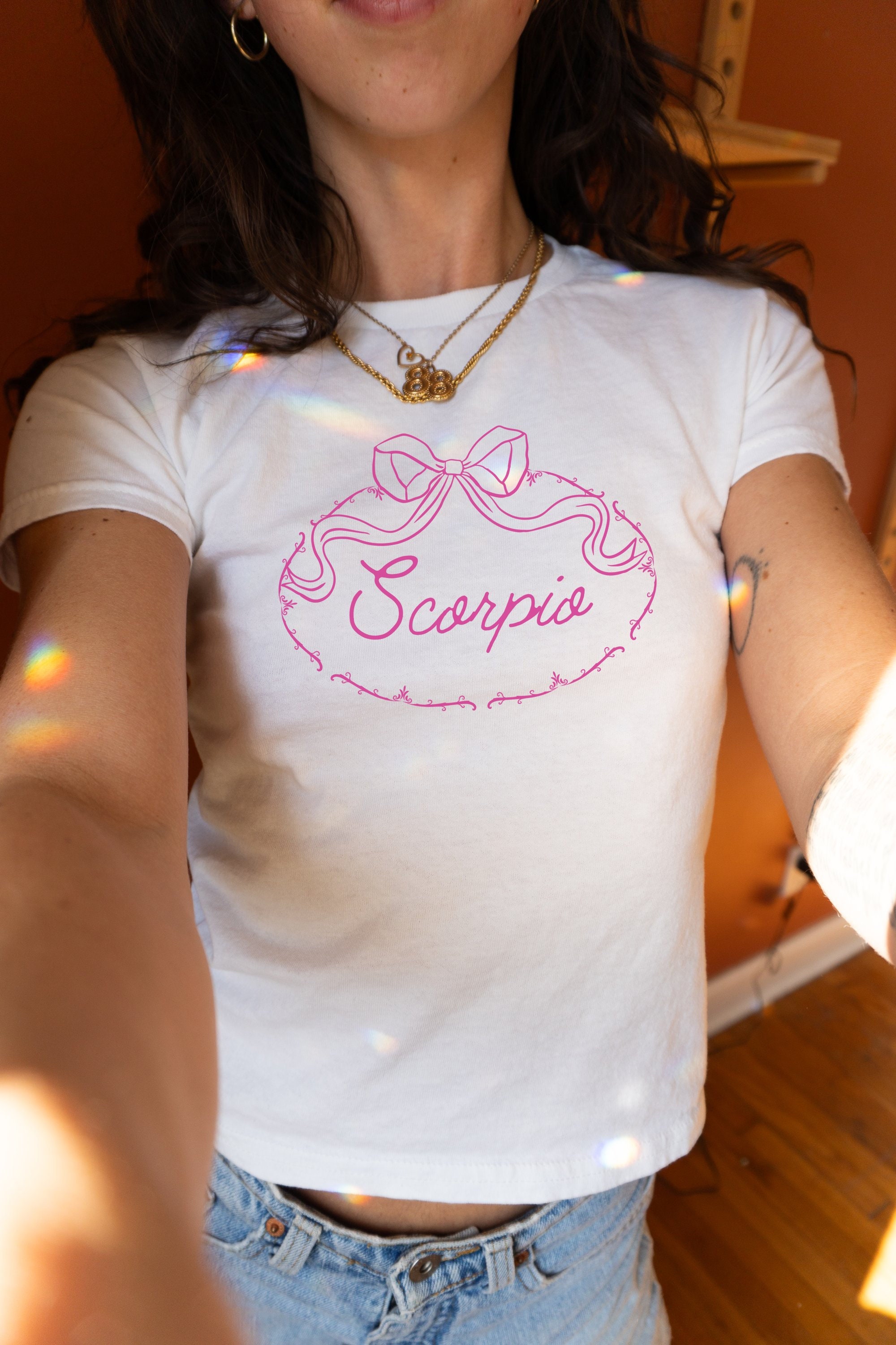 ★SCULPTOR★ Zodiac Sign Tee White SC24S203WH Zodiac Sign Tee White – Sculptor