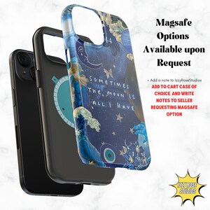 a phone case with an image of a mermaid on it