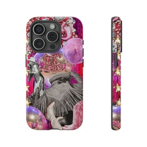 Custom Cowgirl Phone Case Western Lover Collage Phone Casing Aesthetic Magsafe  iPhone Case Pink Discoball Scrapbook Phone Case Pixel 7 S23