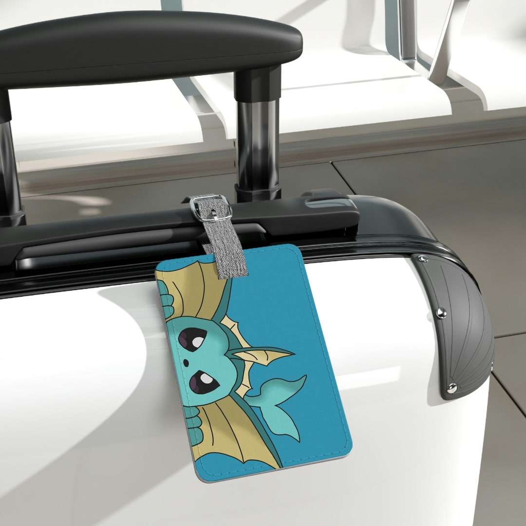 Vaporeon Premium Luggage Tag Pokemon Luggage Tag Pokemon - Etsy