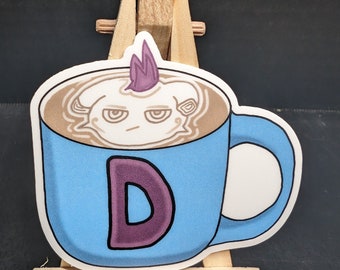 PALWORLD DEPRESSO Lux 3" Matte Sticker | CUTE Anime Weather Proof Sticker | Kawaii Waterproof Sticker | Gaming Room Gift | Palworld Gift