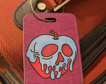 Snow White POISON APPLE Premium Luggage Tag | Disney Luggage Tag | Disney Travel Accessory | Travel Gifts |  Cute Tag | Carry On
