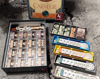 Carnegie boardgame insert - STL files (no physical components).