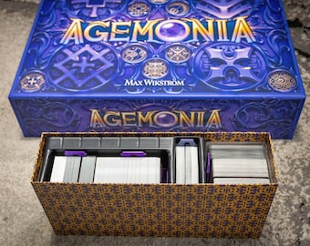 Agemonia boardgame insert/organizer for the cards - STL files (no physical components).