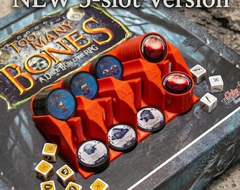 Too Many Bones 5-Slot Baddies Chip Tray – STL File (Digital Download)