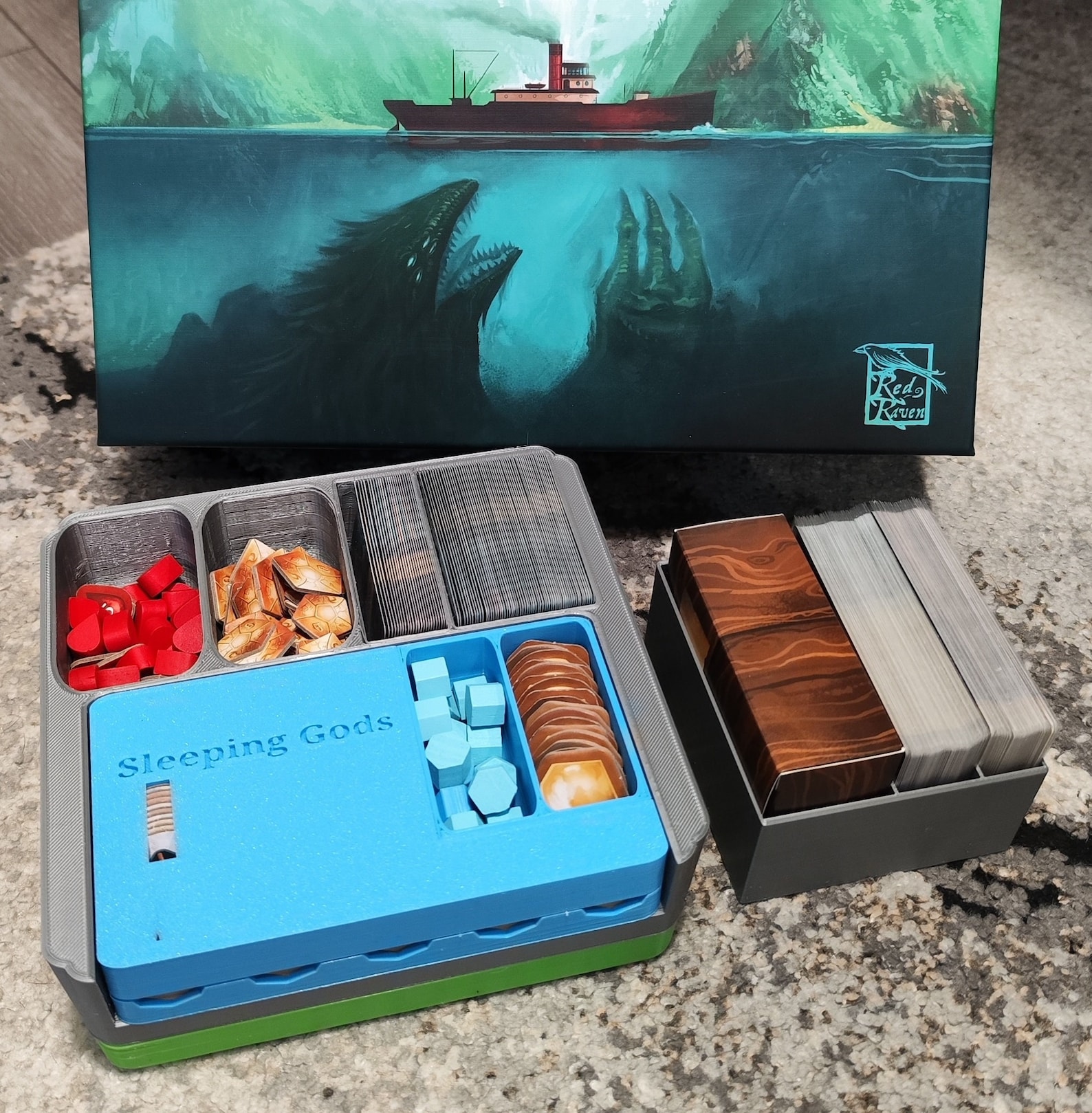 Sleeping Gods Boardgame Insert STL Files no Physical Components. Etsy