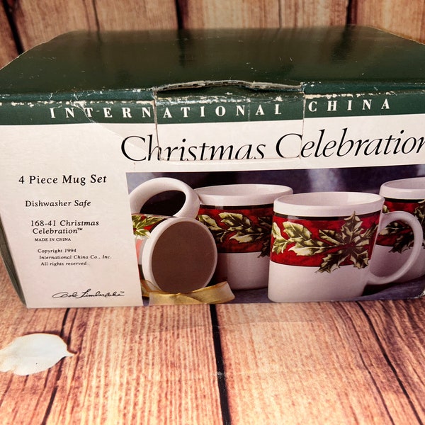 Tasses internationales de célébration de Noël de Chine de Bob Timberlake