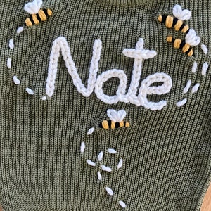 Personalized embroidered kids/baby jumpers with small animal