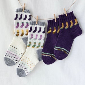The Sock Socks - Knitting Pattern for Colorful Socks - PDF Pattern (german, english)