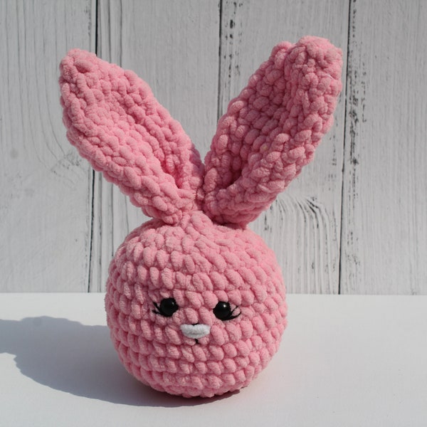 Crochet toy pattern of easter bunny,amigurumi tutorial PDF in English,Rabbit digital file,home decor,wall decor,kids toy