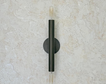 Modern Handmade Brass Wall Scone | Mid-century Wall Lamp | Vanity Light, Bedside Lamp, Wall Decor