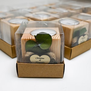 65 velas de eucalipto para regalar, regalos de boda personalizados para invitados, regalos rústicos de eucalipto para bodas, regalos de boda al por mayor, regalos de novia