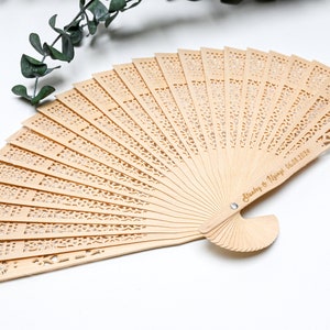 Bulk Wedding Fans Wedding Favors For Guests in Bulk Custom Hand Fan Bridal Shower Favors Summer Wedding Rustic Favors Wedding Favors