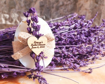 Lavender Soap Wedding Favors Bridal Shower Favors Baby Shower Gifts Lavender Soap Favors for Guest Customized Backyard Wedding Favor,